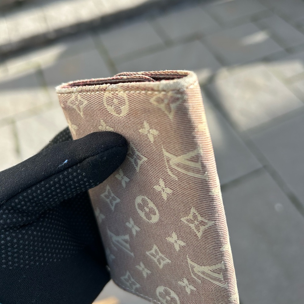 Louis Vuitton monogram Idylle canvas 6 ring key holder / card holder burgundy - Picture 14 of 16